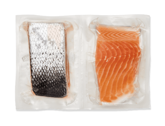 Tasmanian Atlantic Salmon Portions Skin On FZN